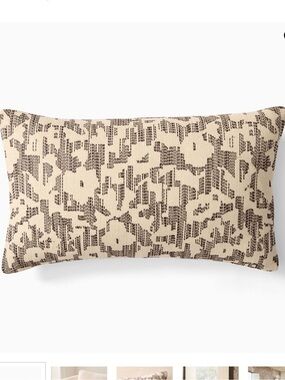 West Elm Dotted Mina Pillow Cover 12x21” NWT